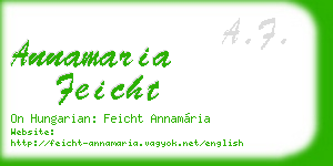 annamaria feicht business card
